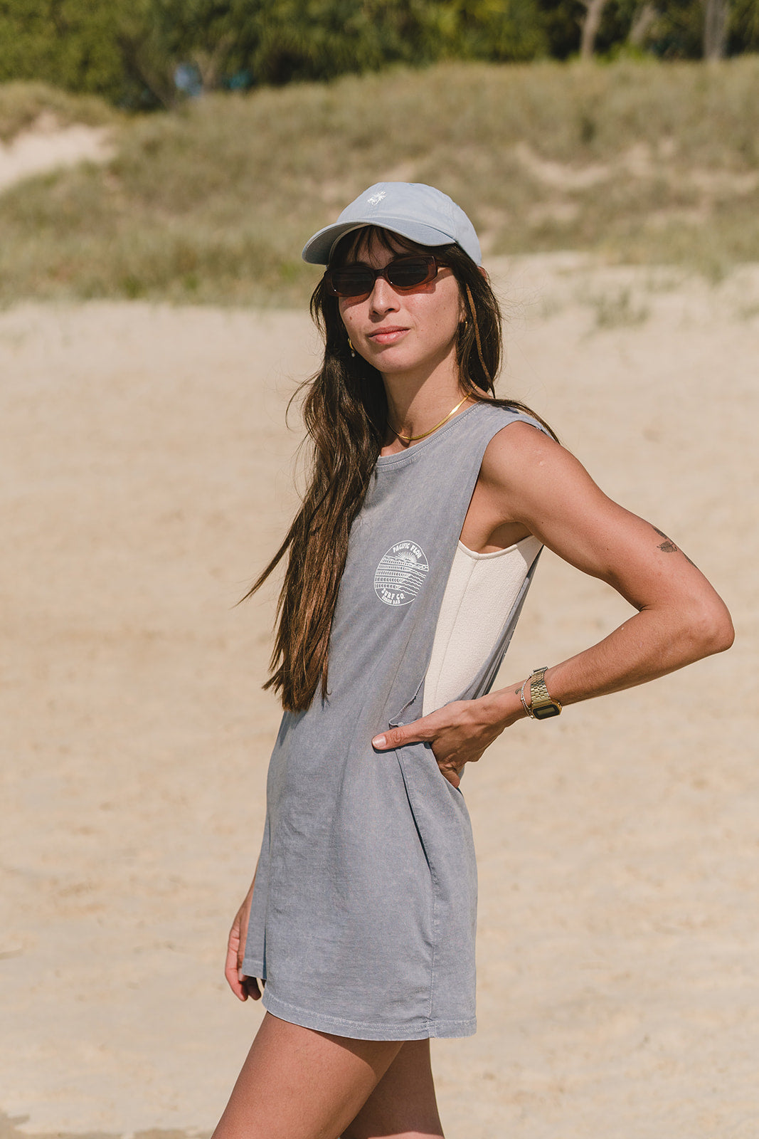 Broken Head Byron Bay Oversized Tank Top
